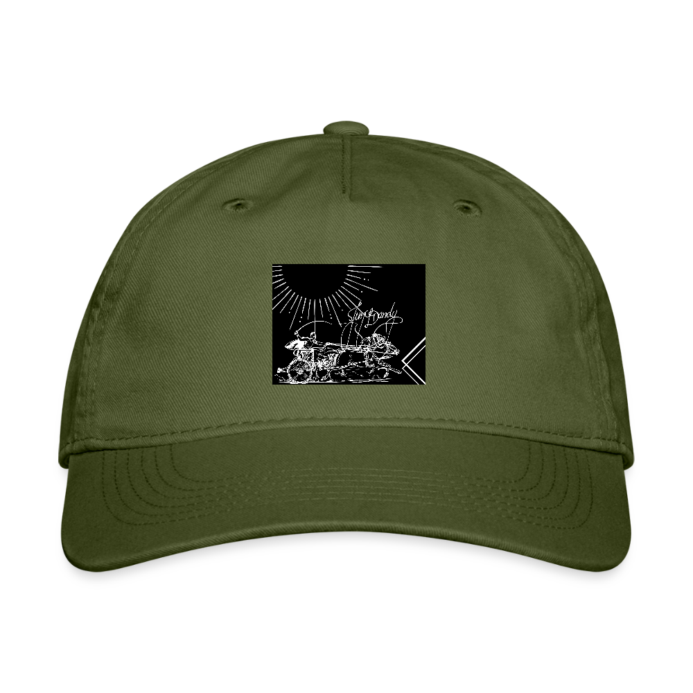 Organic Baseball Cap - olive green