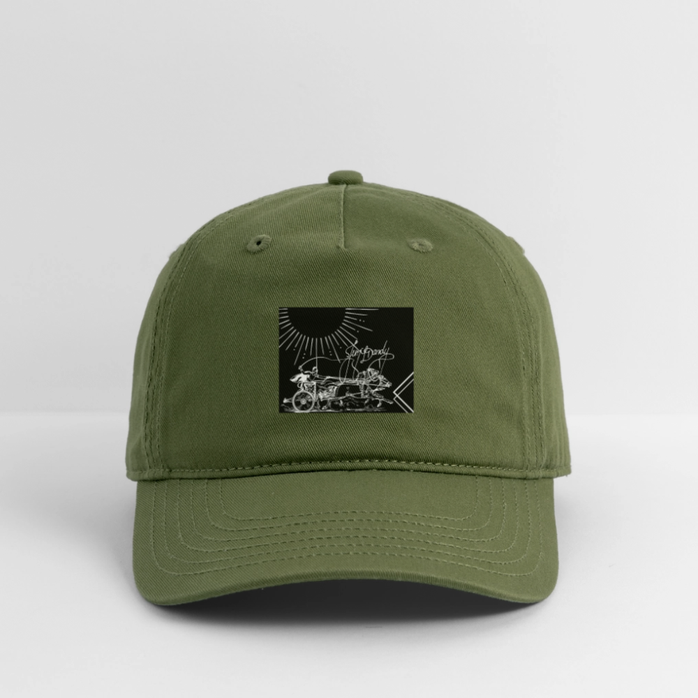 Organic Baseball Cap - olive green