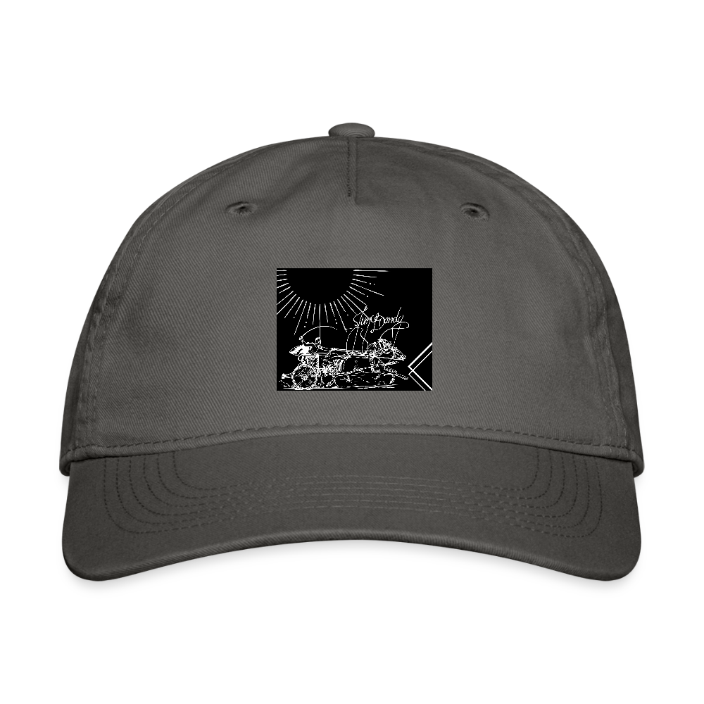 Organic Baseball Cap - charcoal