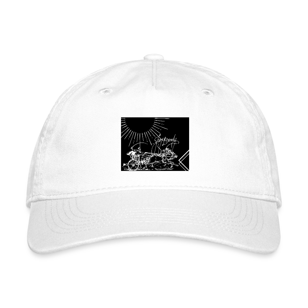 Organic Baseball Cap - white