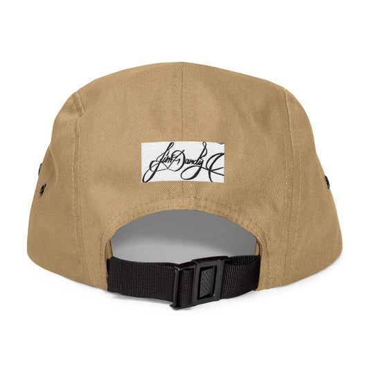 Stylish Embroidered 5 Panel Cap, Trendy Hat for Casual Outings, Unique Gift for Him, Summer Accessory, Streetwear Essential
